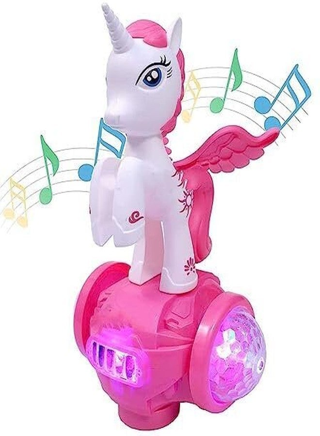 HDA GROUP Musical Sound Toy Unicorn Horse Toy for Kids 3+ Years | Fun & Educational Musical Learning Toy with Lights & Sounds - Encourages Creativity, Hand-Eye Coordination (Multicolor) - Image 1